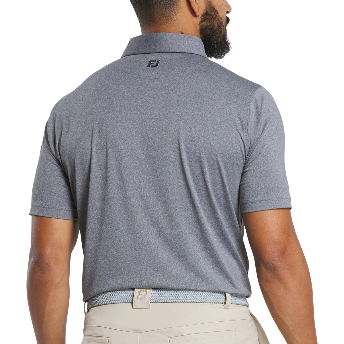 FootJoy ProDry Men's Performance Solid Lisle Set On Placket Shirt