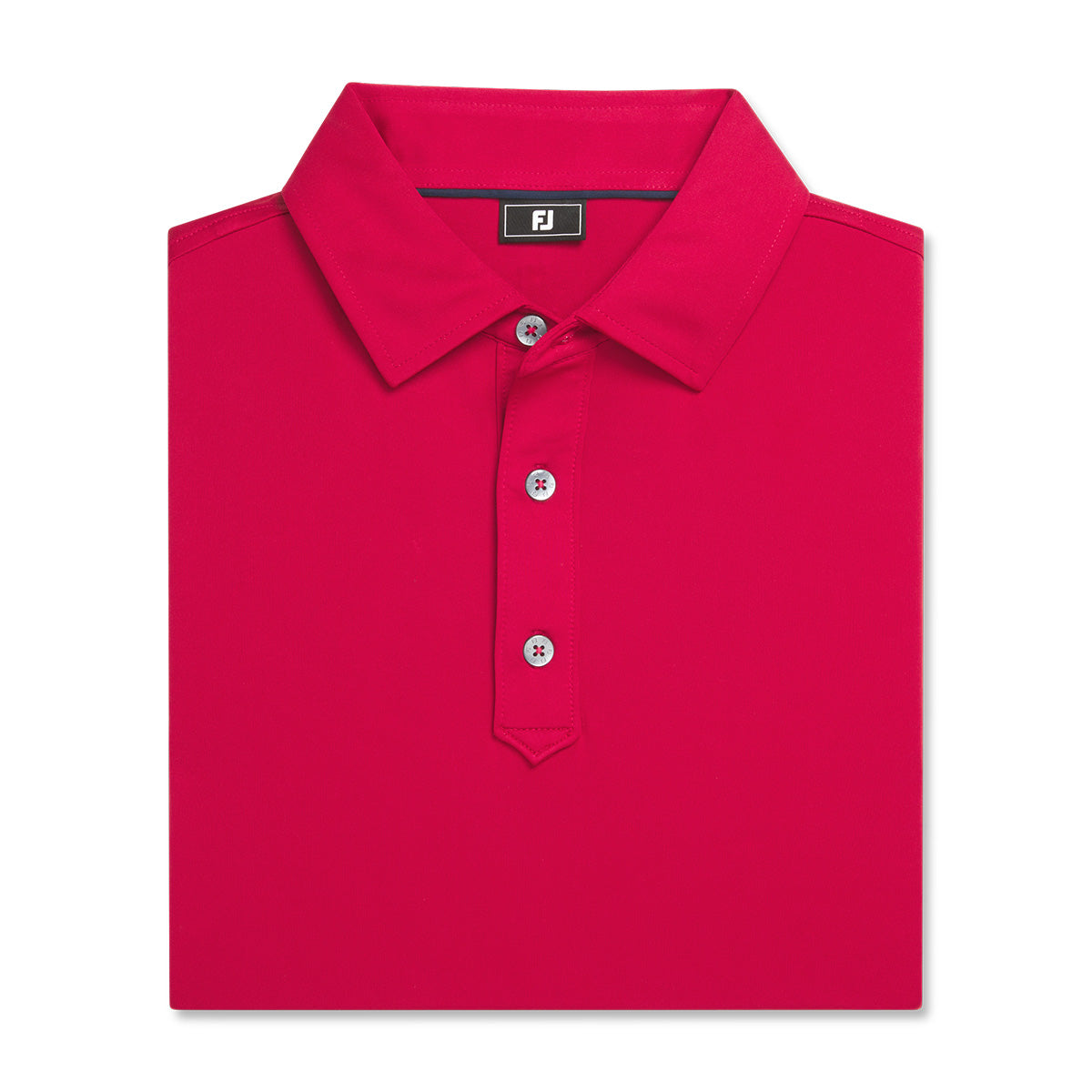 FootJoy ProDry Men's Performance Solid Lisle Set On Placket Shirt