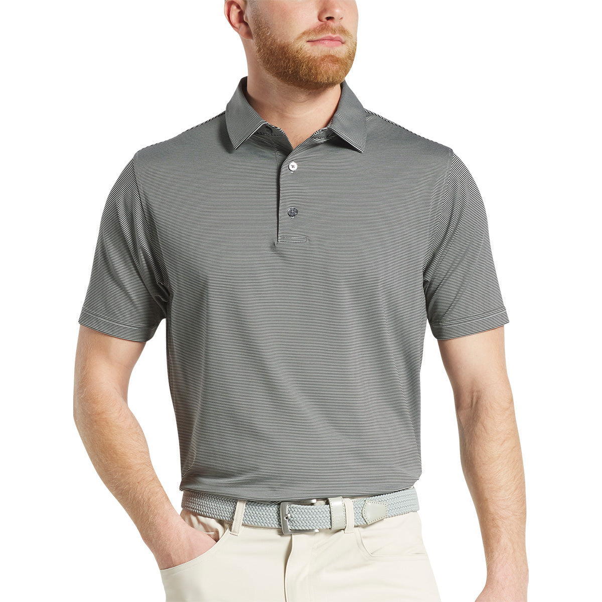 FootJoy Men's MicroFeeder Stripe Lisle