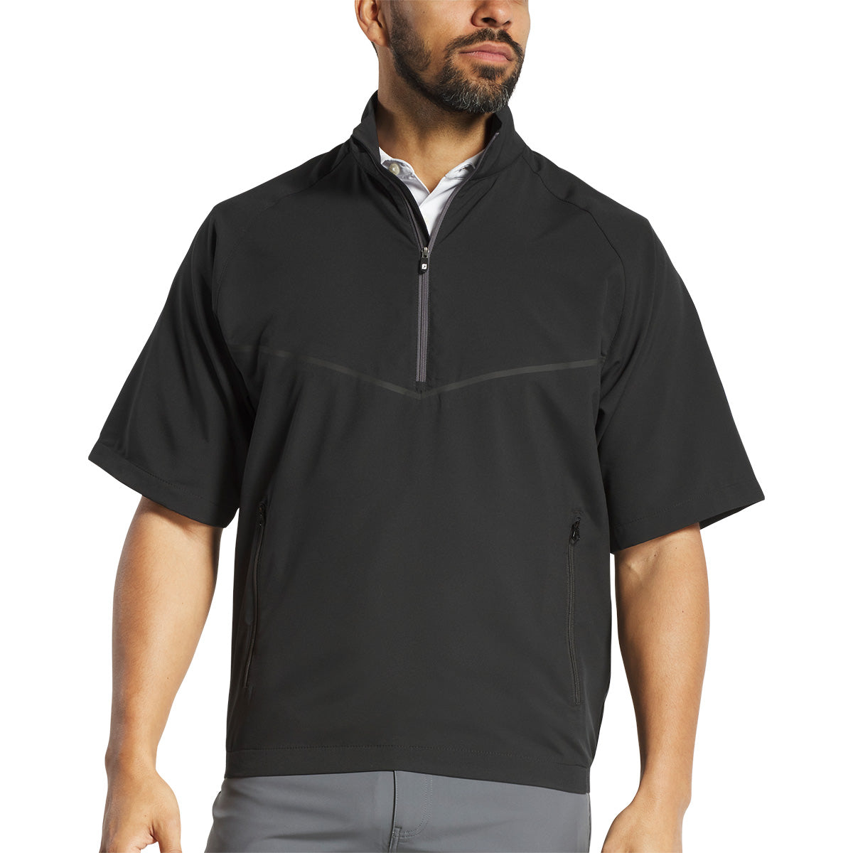 FootJoy Men's Short Sleeve Zephyr Windshirt