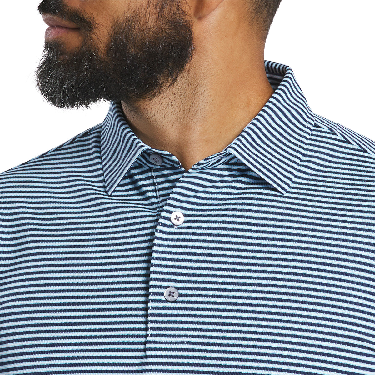 FootJoy Men's MultiStripe Stretch Pique