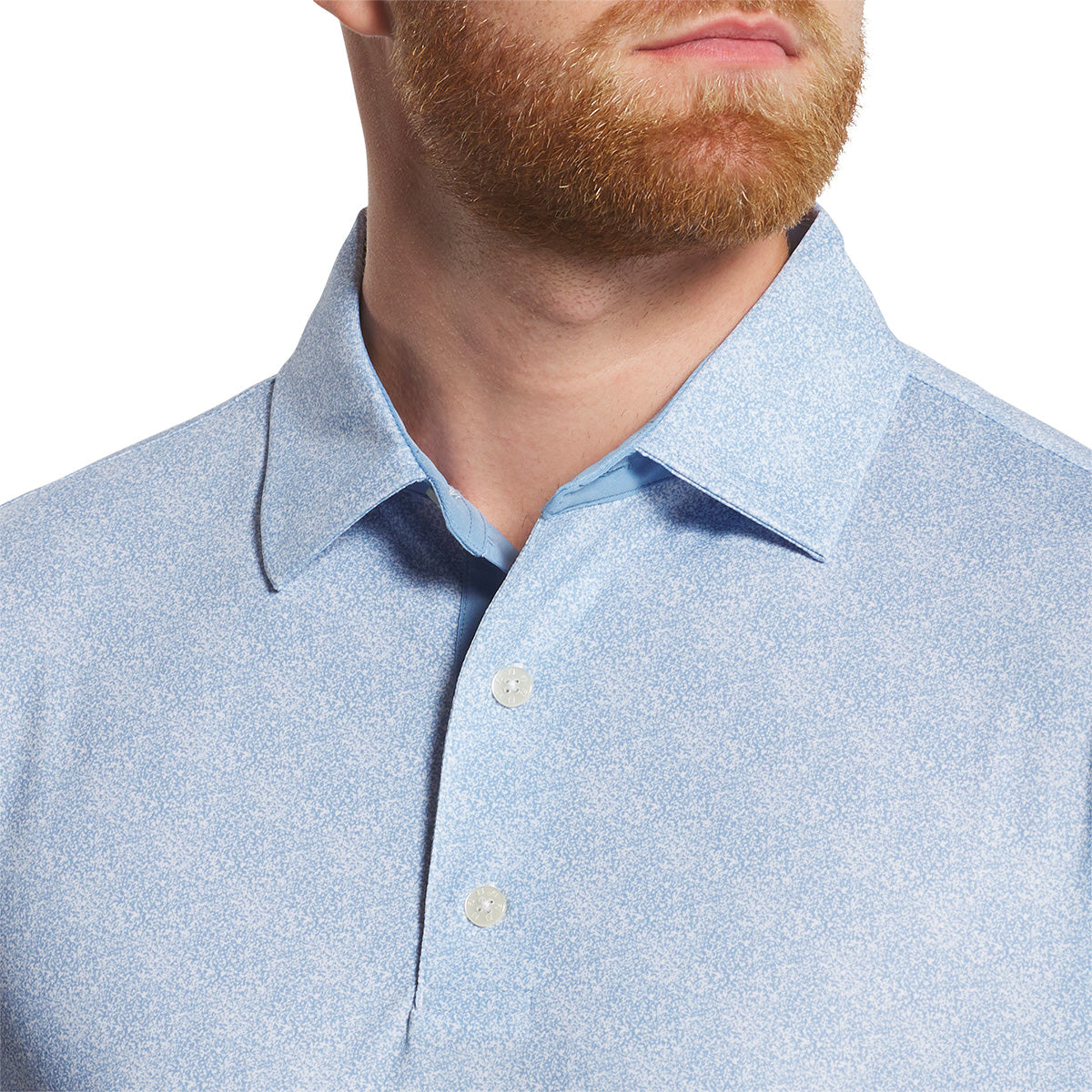 FootJoy ProDry Men's Performance Speckle Print Lisle Shirt