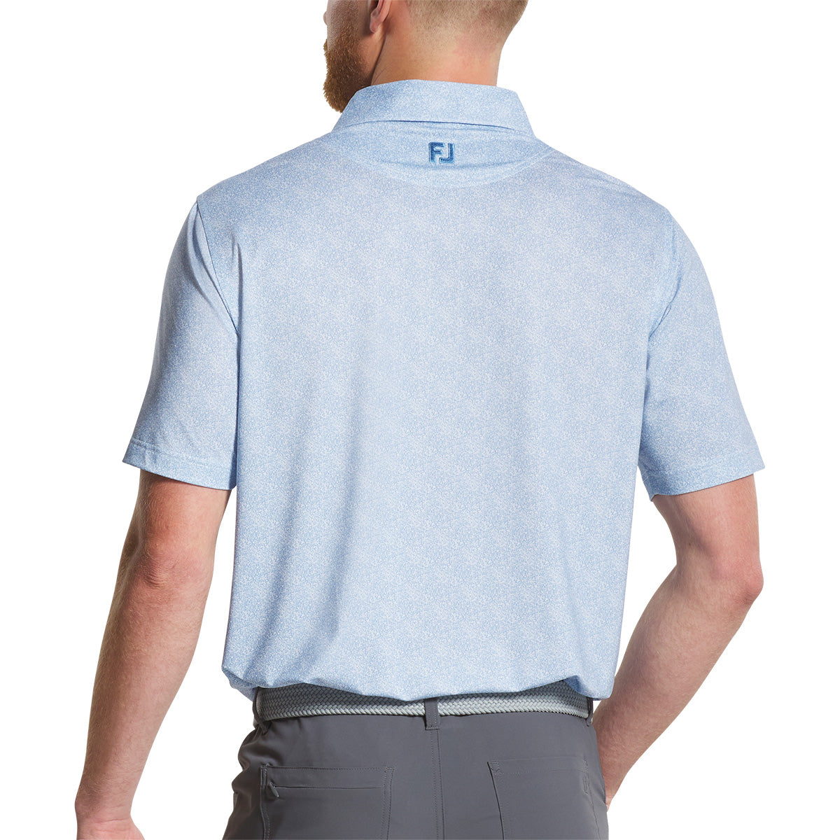 FootJoy ProDry Men's Performance Speckle Print Lisle Shirt