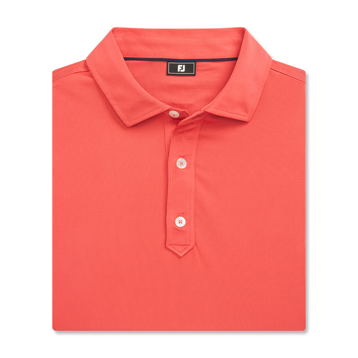 FootJoy ProDry Men's Performance Solid Lisle Set On Placket Shirt