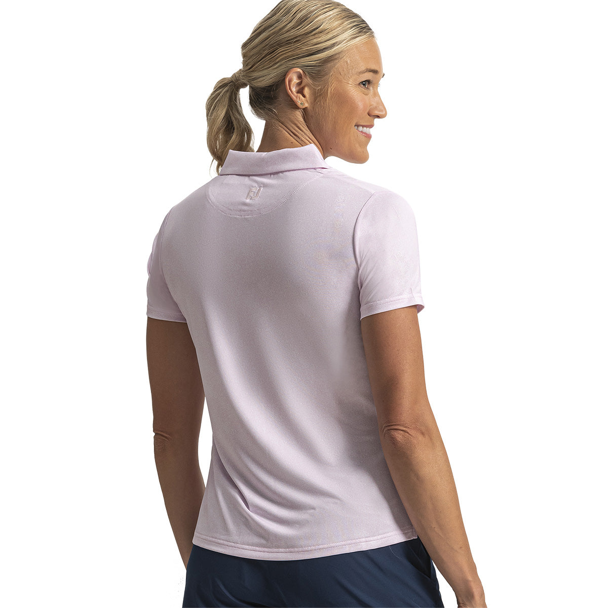 FootJoy Women's Short Sleeve Speckle Print Shirt