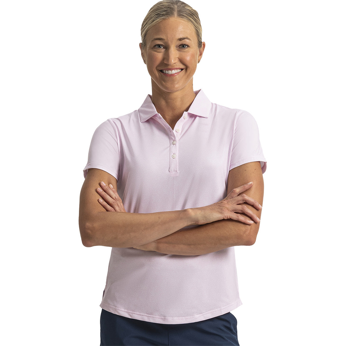FootJoy Women's Short Sleeve Speckle Print Shirt