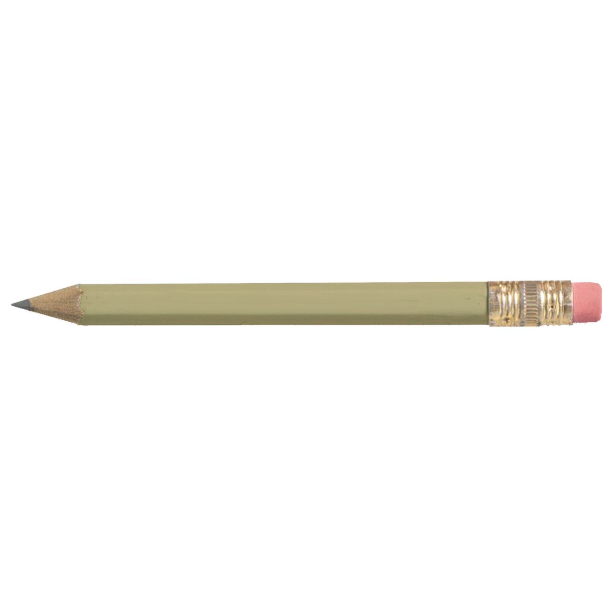 Golf Hex Pencil with Eraser