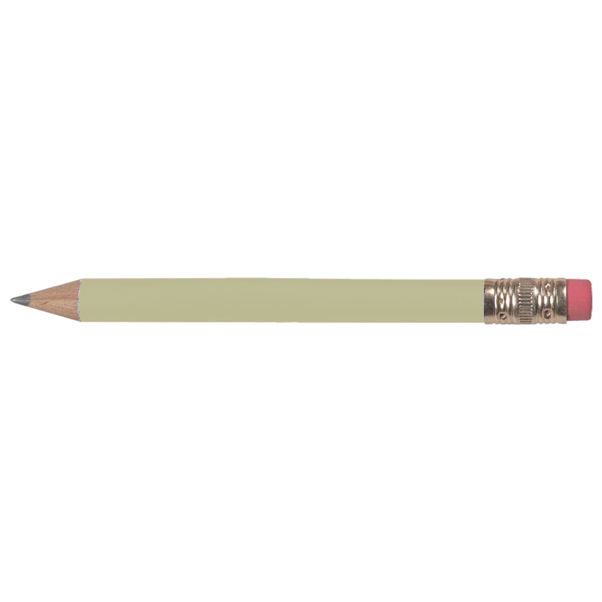 Golf Round Pencil with Eraser