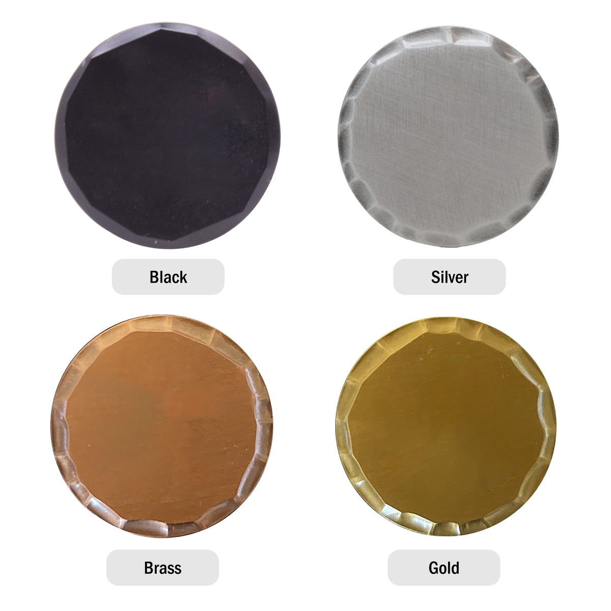 Hammered Metal Ball Markers
