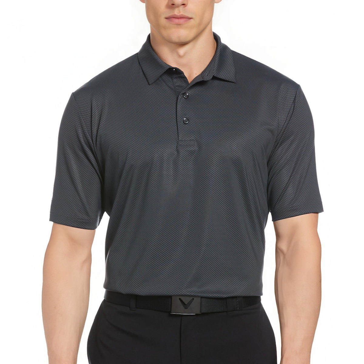 Callaway Mens's Mini Geo Printed Polo