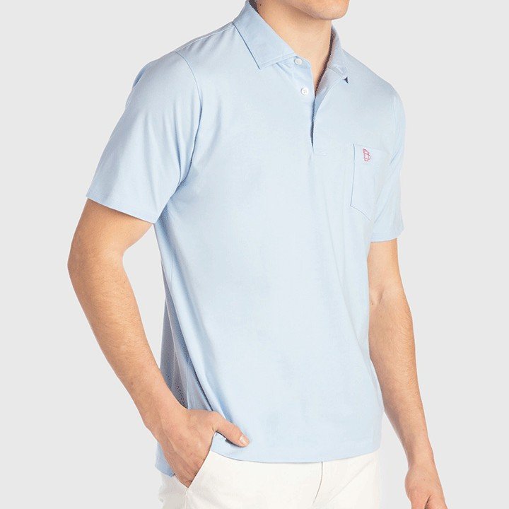 B. Draddy Men's Liam Pocketed Polo