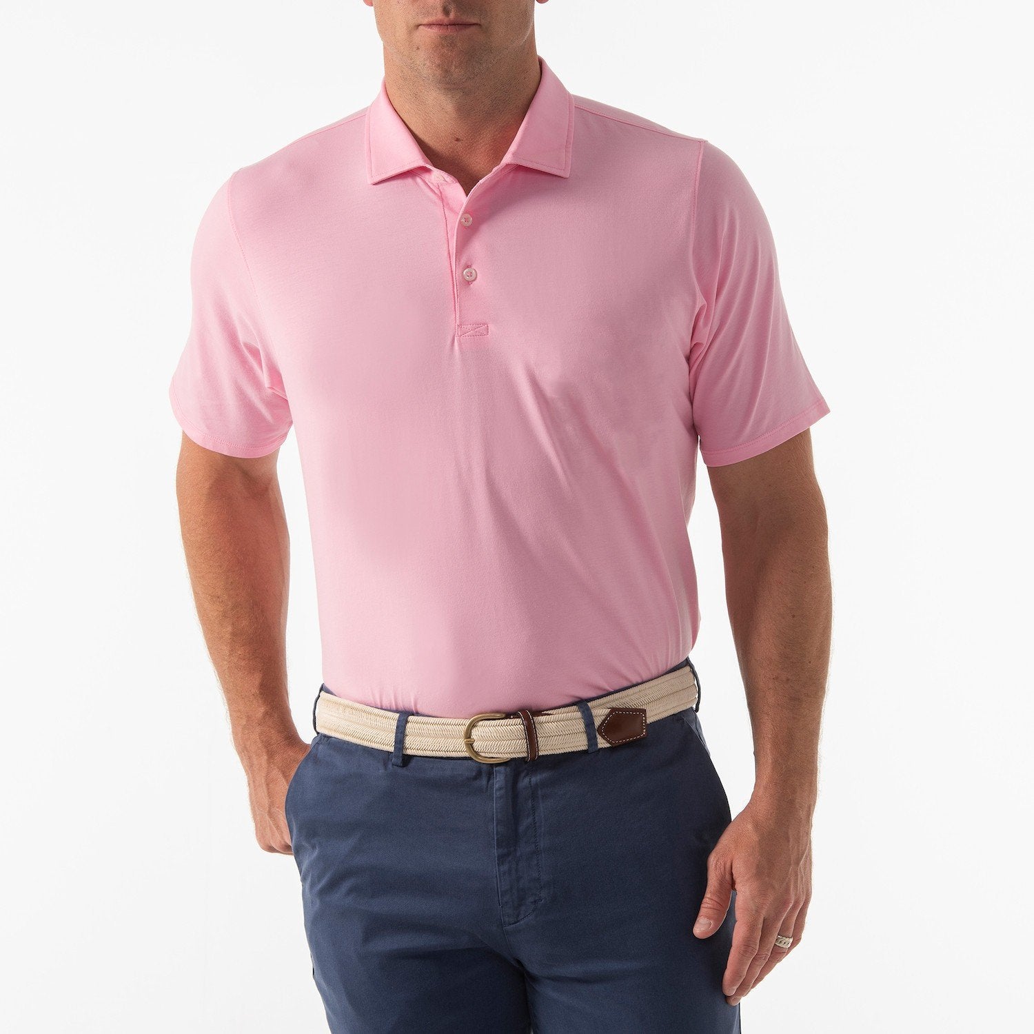 B. Draddy Men's Liam Pocketed Polo