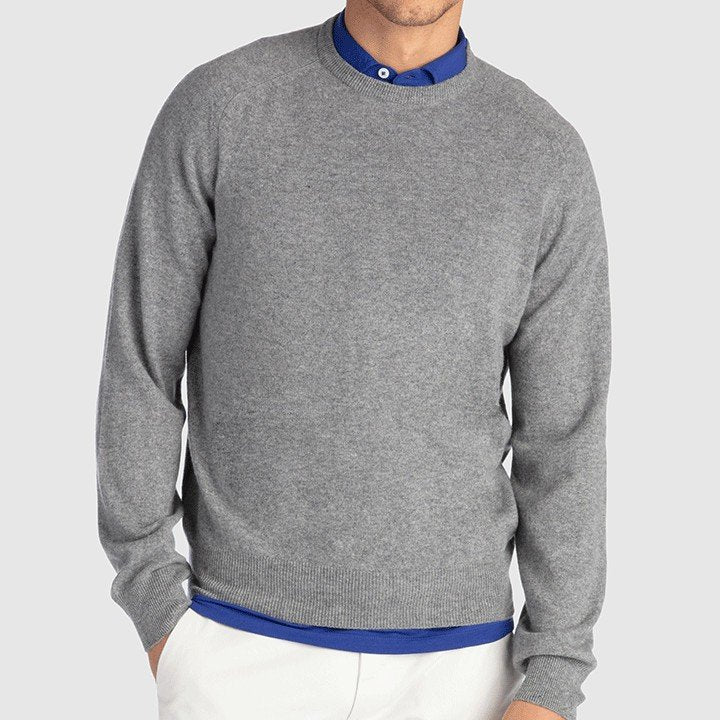 B. Draddy Men's Cashmere Crewneck Sweater