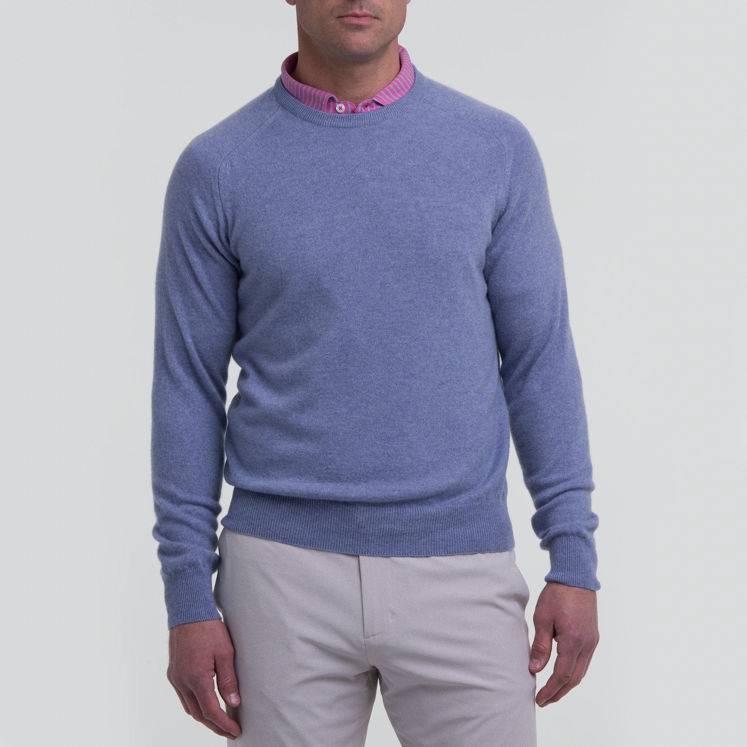 B. Draddy Men's Cashmere Crewneck Sweater
