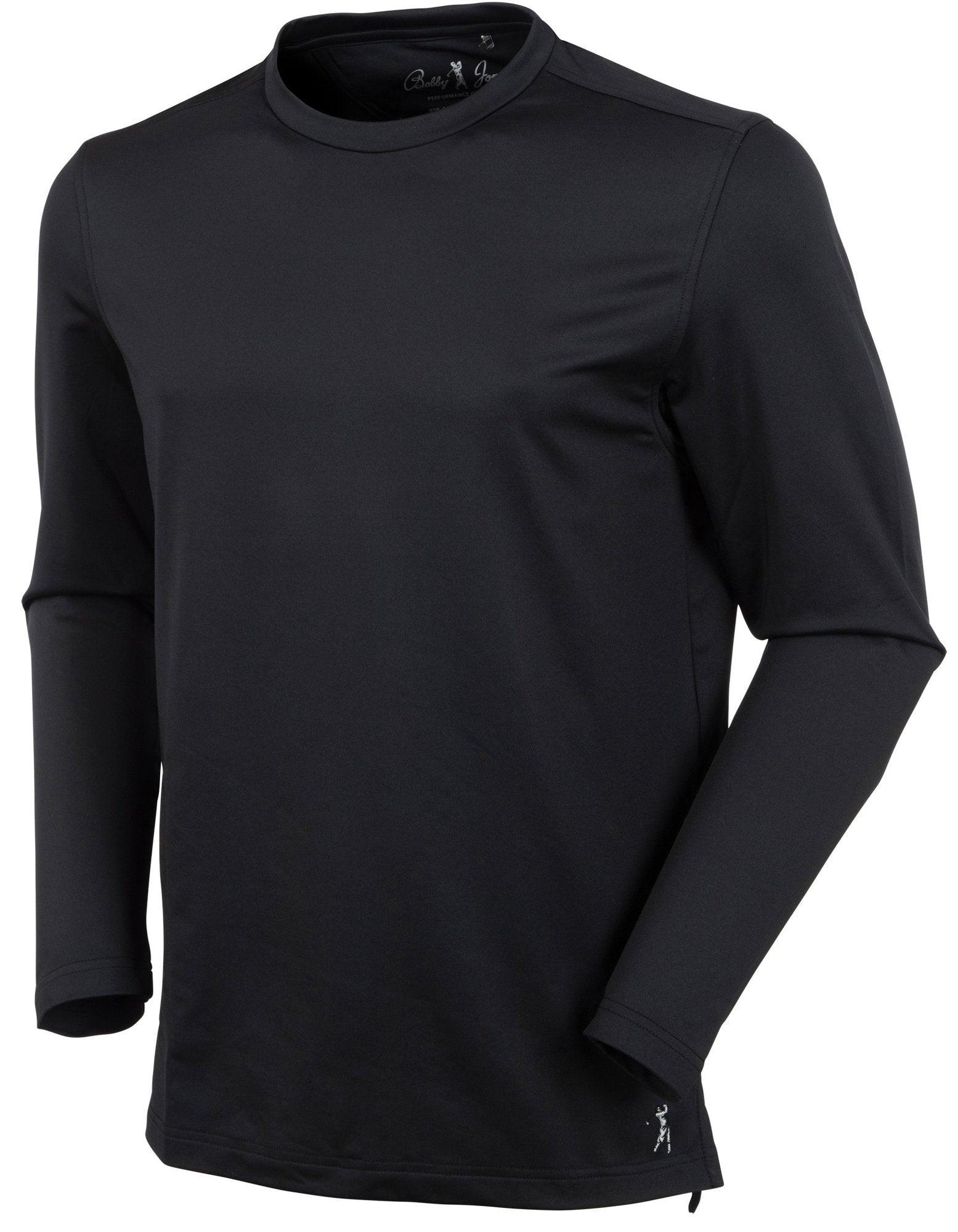 Bobby Jones Men's Gamer Long-Sleeve Jersey Crew Neck Tee Shirt