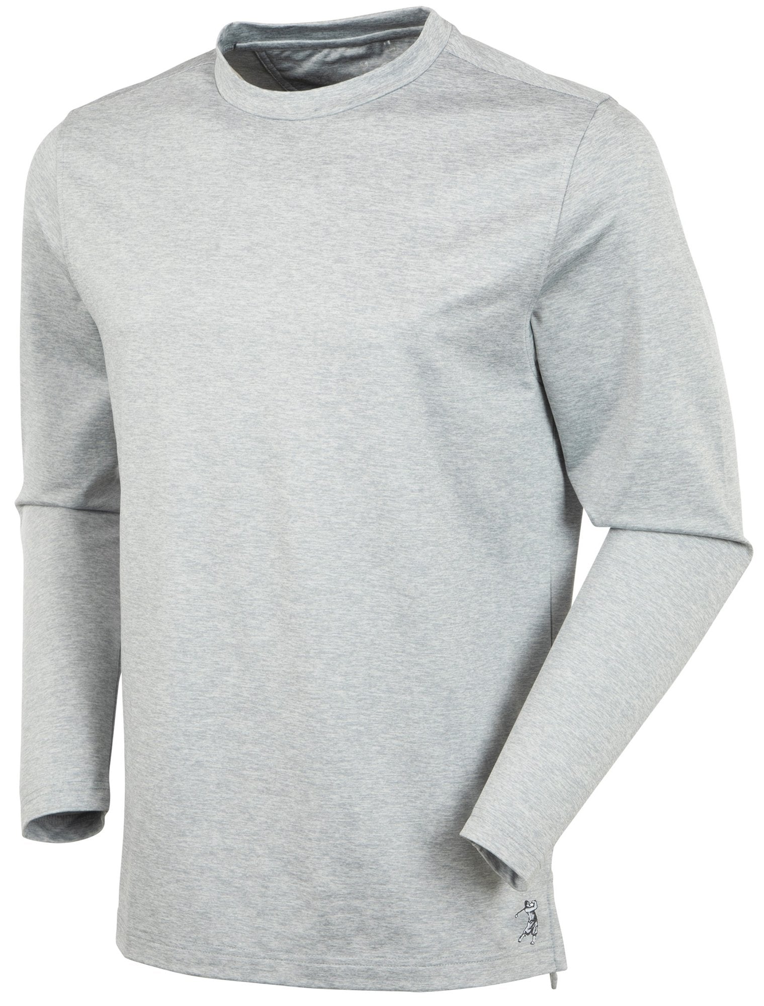 Bobby Jones Men's Gamer Long-Sleeve Jersey Crew Neck Tee Shirt