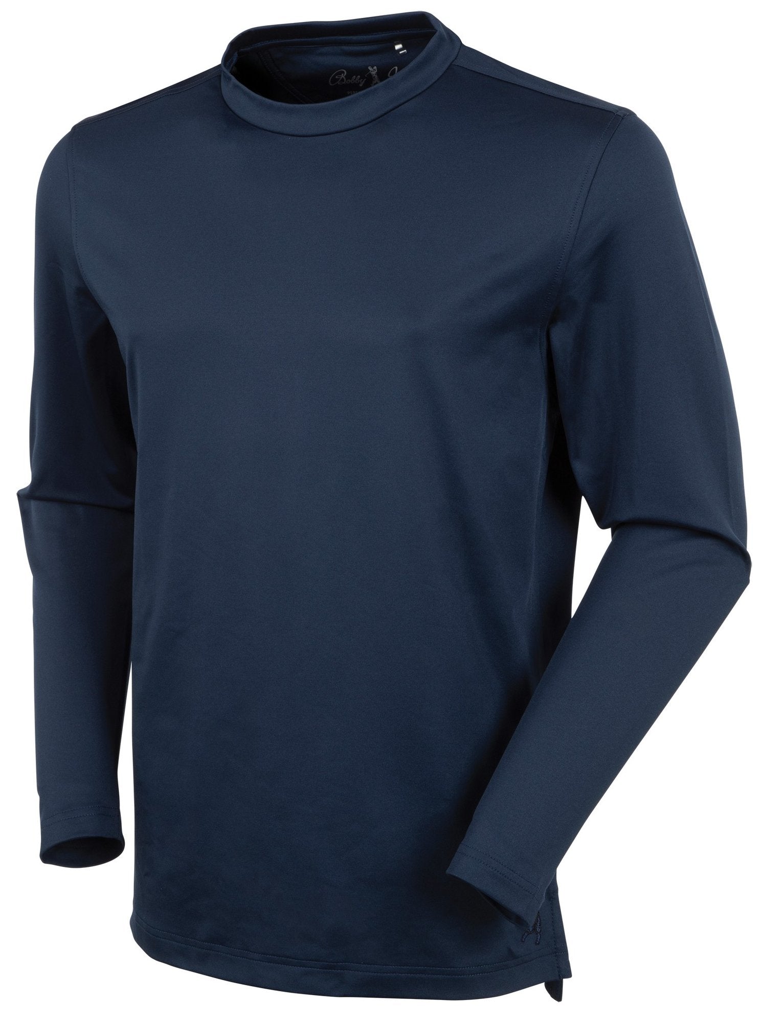 Bobby Jones Men's Gamer Long-Sleeve Jersey Crew Neck Tee Shirt