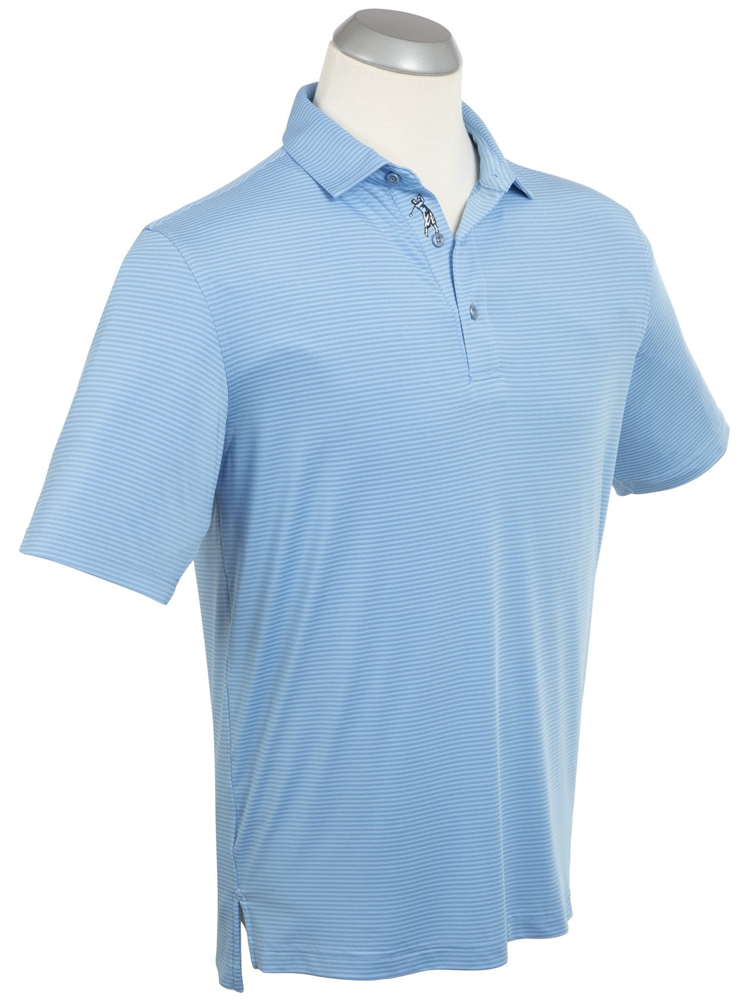 Bobby Jones Men's Performance Jersey Mini Tonal Feed-Stripe Polo