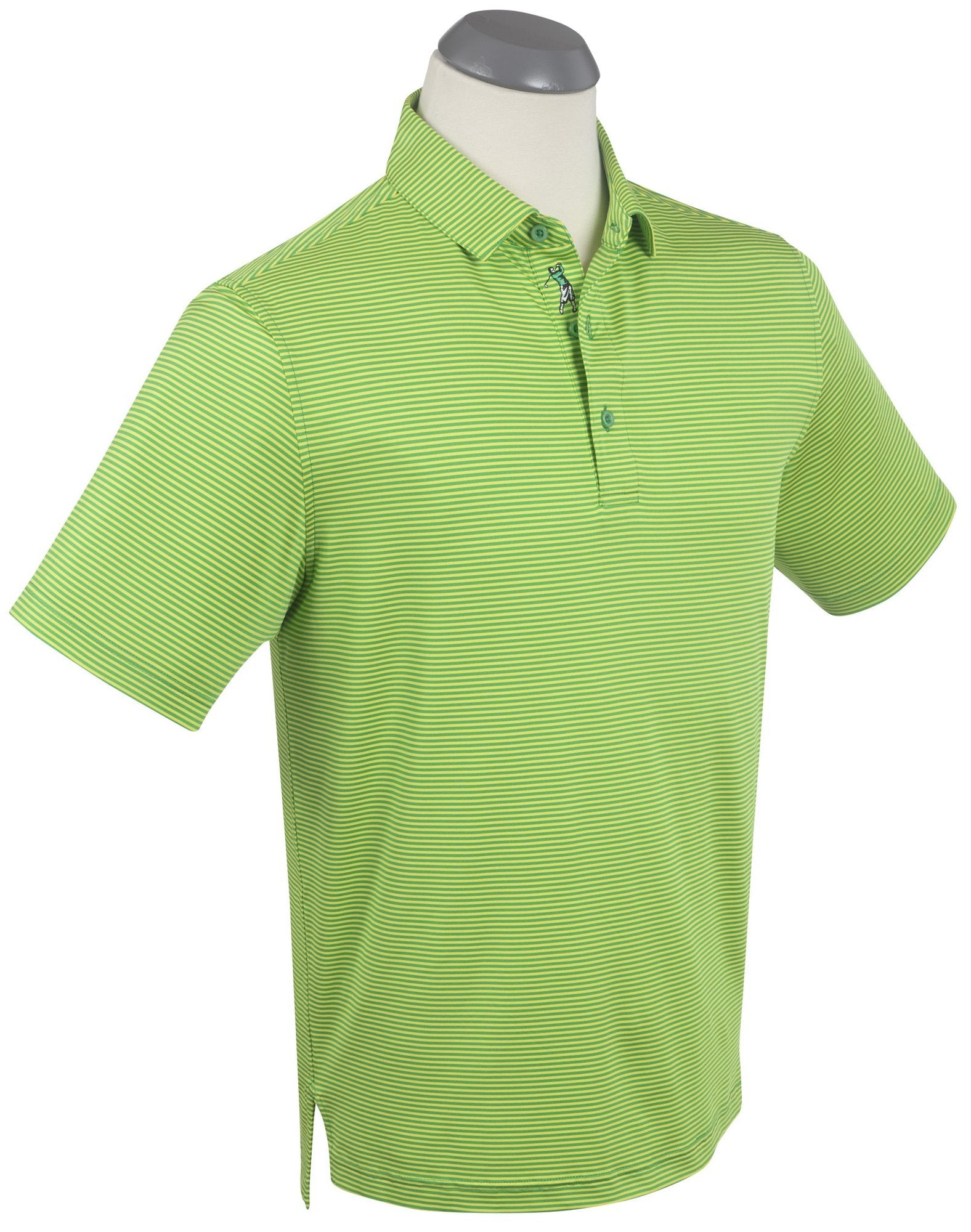 Bobby Jones Men's Performance Jersey Mini Tonal Feed-Stripe Polo