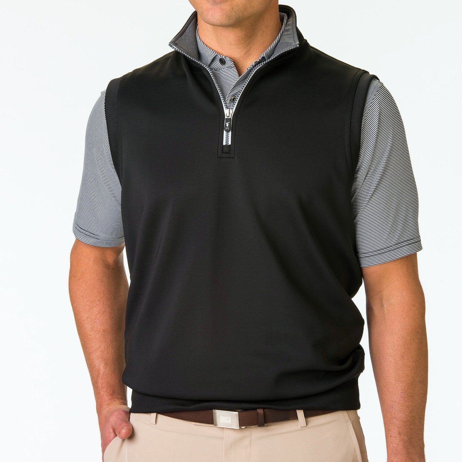 Fairway & Greene Men's Caves Tech Quarter-Zip Vest