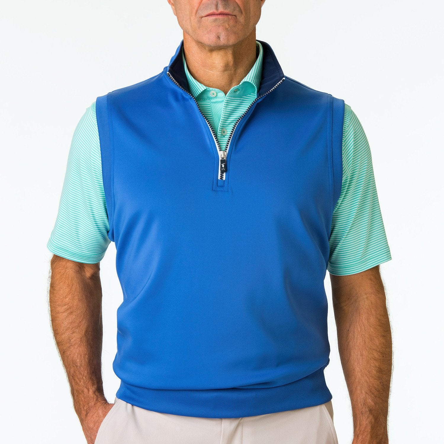Fairway & Greene Men's Caves Tech Quarter-Zip Vest