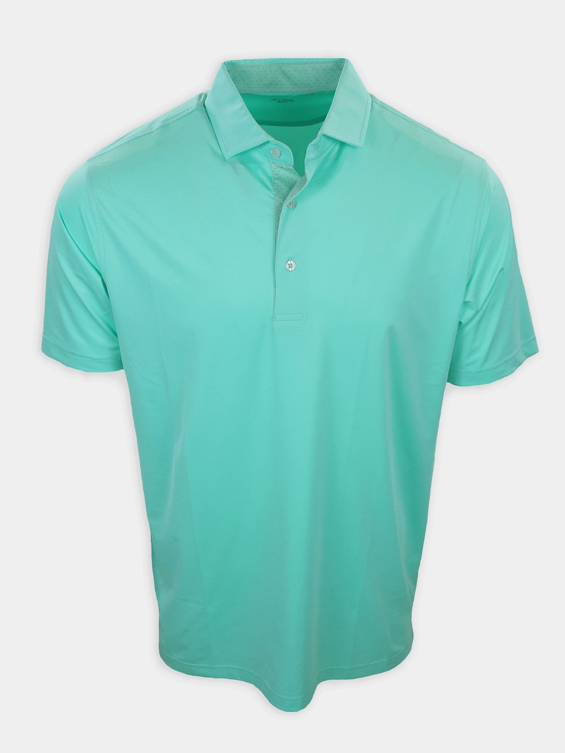 Donald Ross Jupiter Jersey with Geometric Placket Design