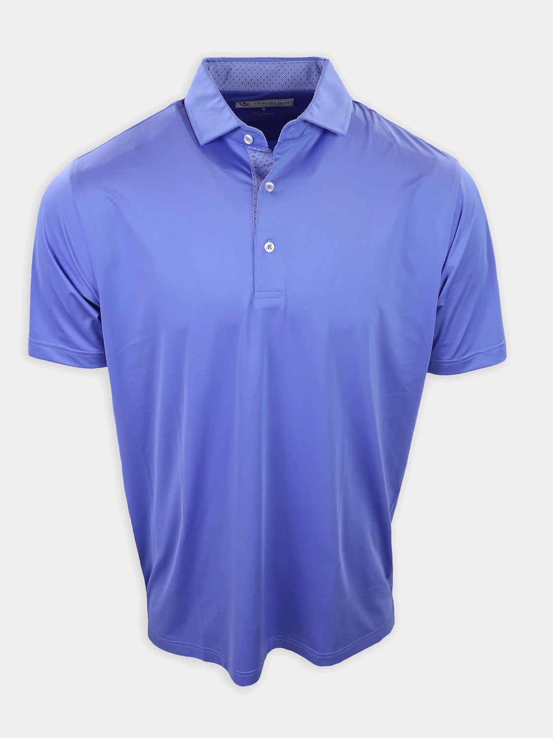 Donald Ross Jupiter Jersey with Geometric Placket Design