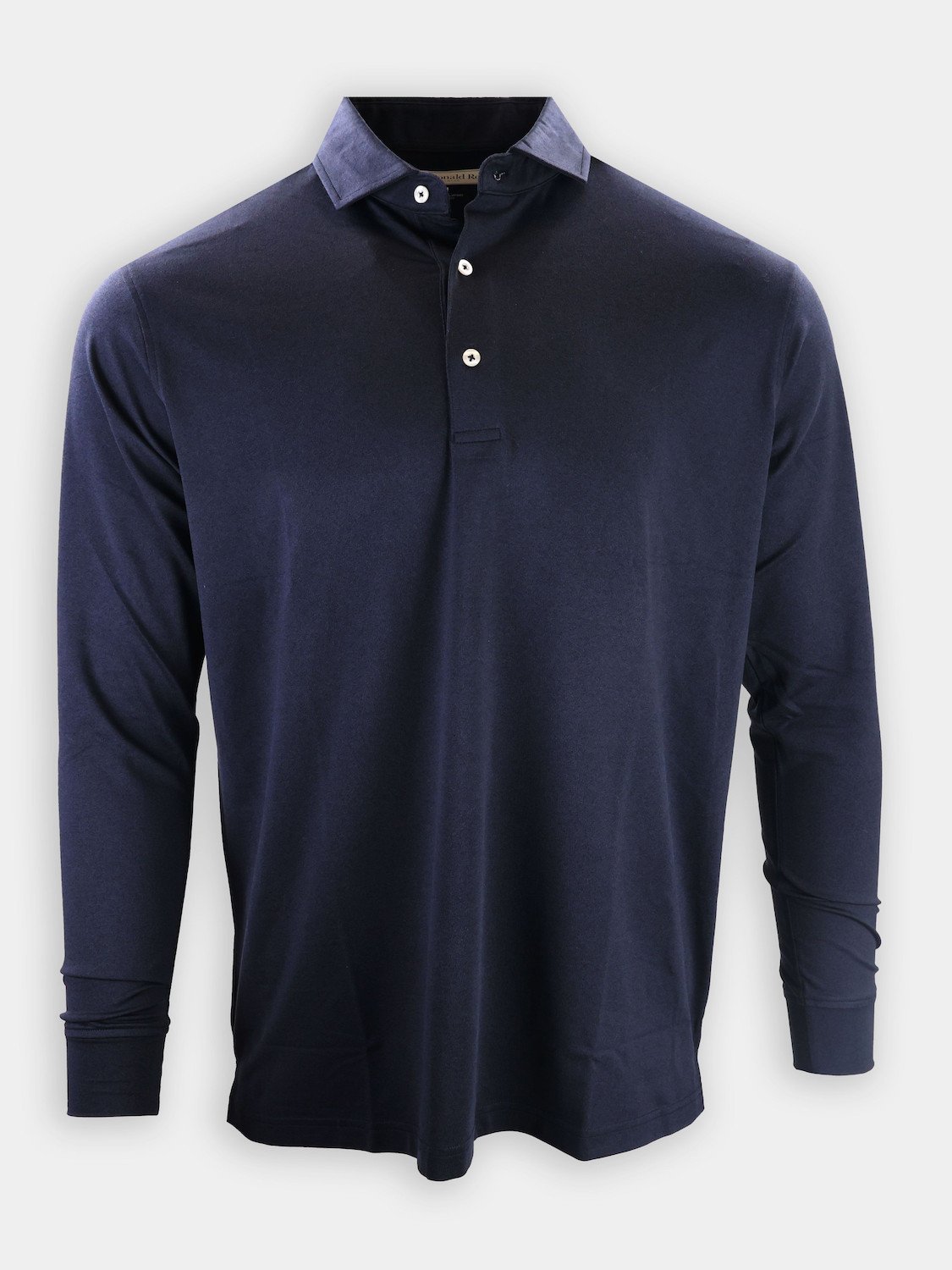 Donald Ross Bandon Long Sleeve Melange Jersey