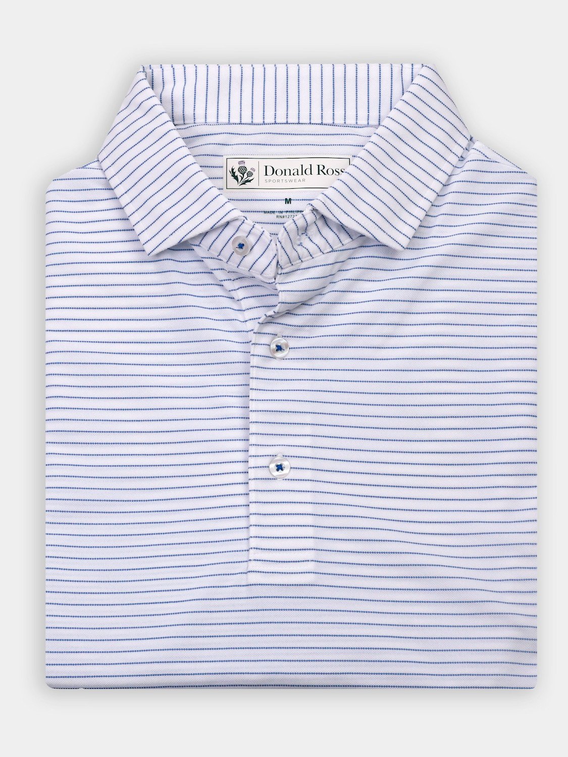 Donald Ross Mick Baby Pique Pin Stripe