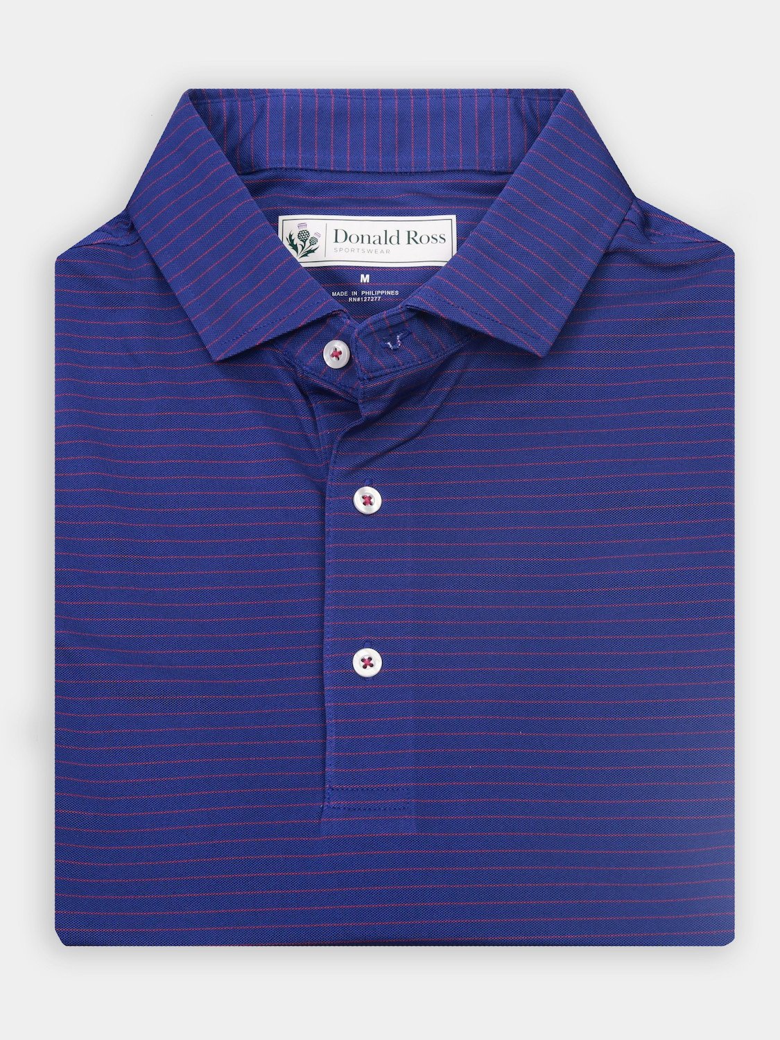 Donald Ross Mick Baby Pique Pin Stripe
