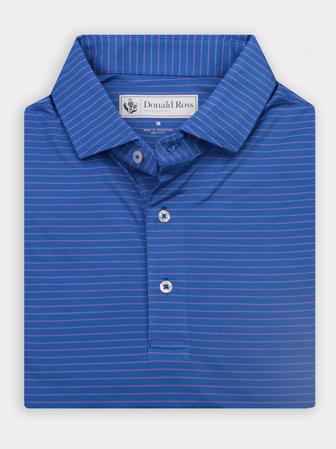 Donald Ross Mick Baby Pique Pin Stripe