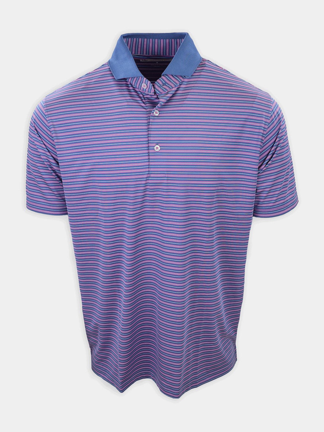 Donald Ross Moby Jersey Multi Stripe Polo