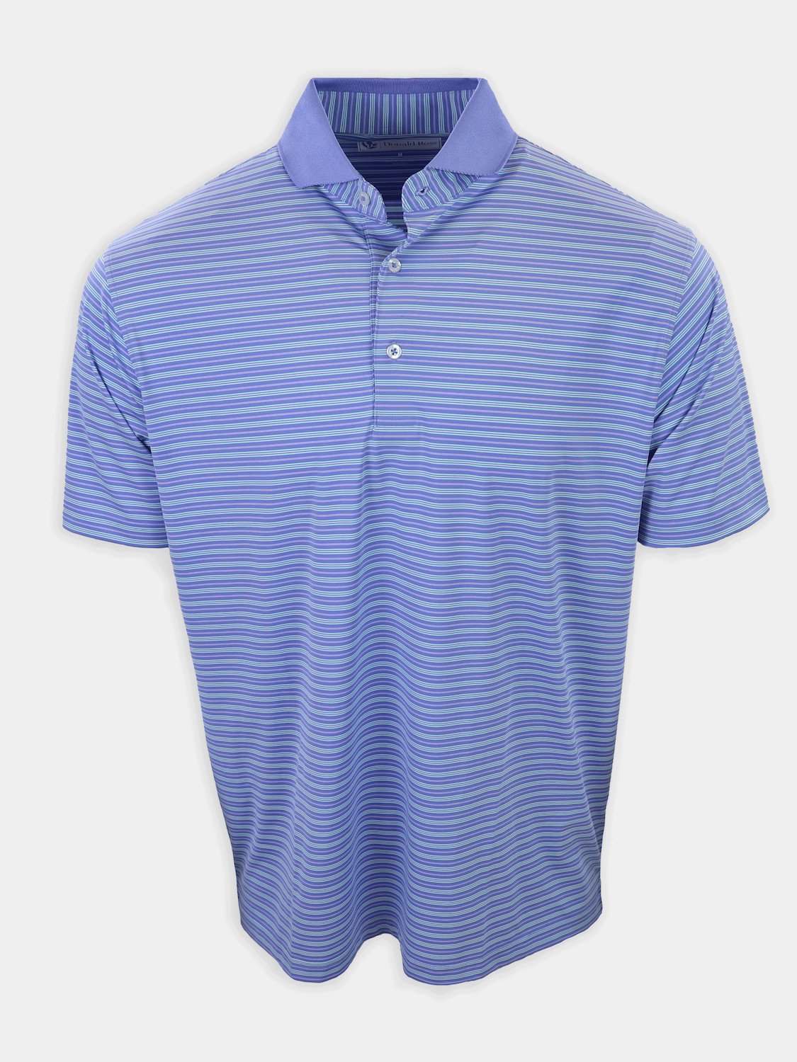 Donald Ross Moby Jersey Multi Stripe Polo