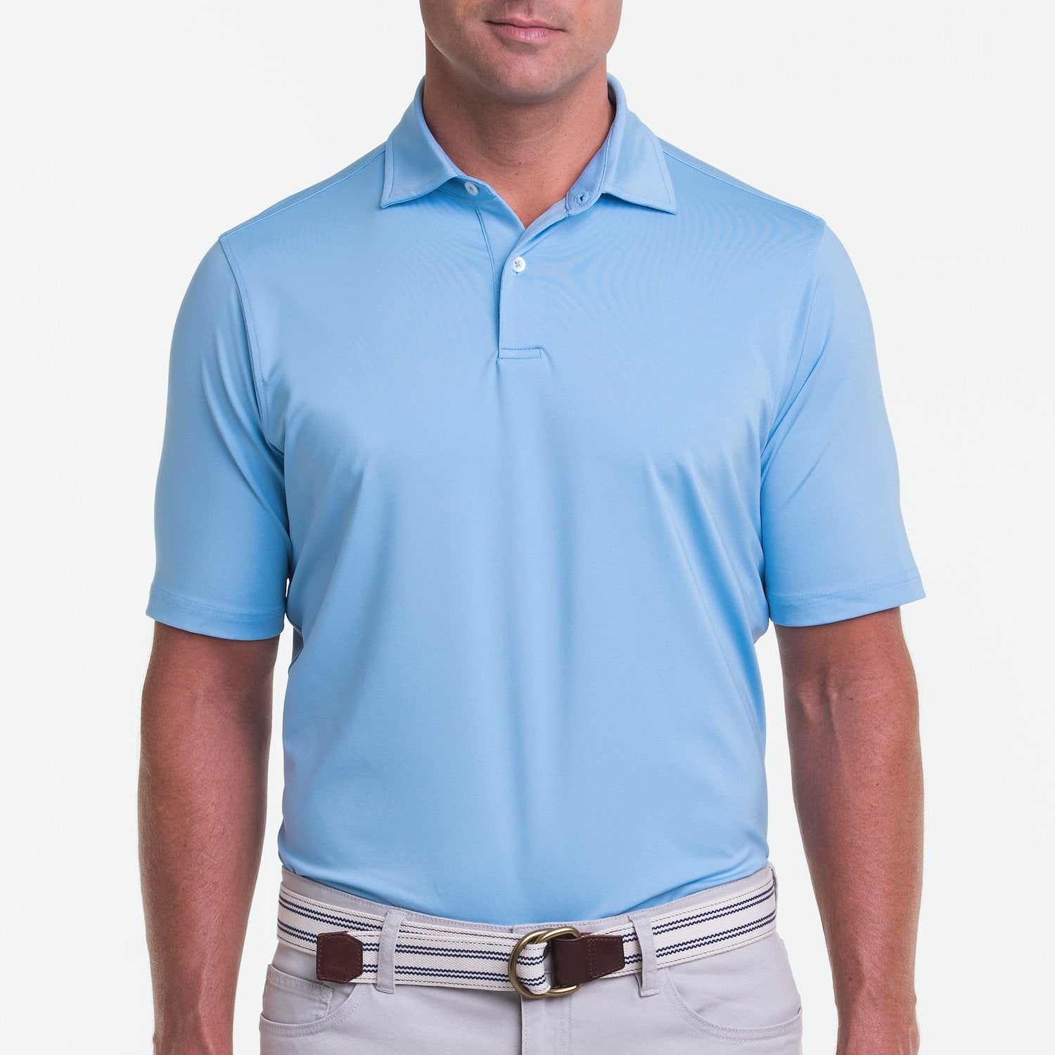 Fairway & Greene Men's Tournament Solid Polo USA MADE