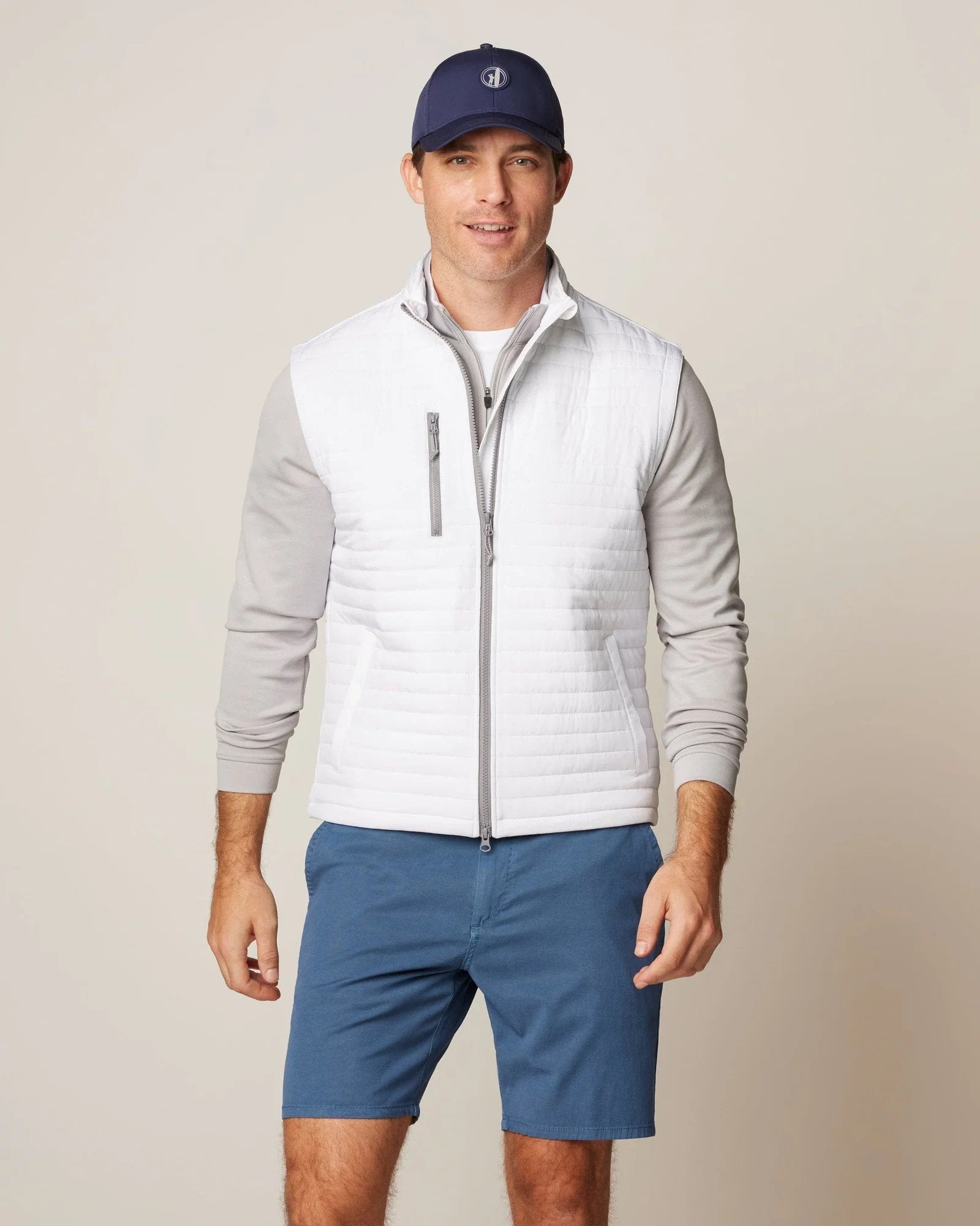 Johnnie-O Men's Crosswind Quilted Vest