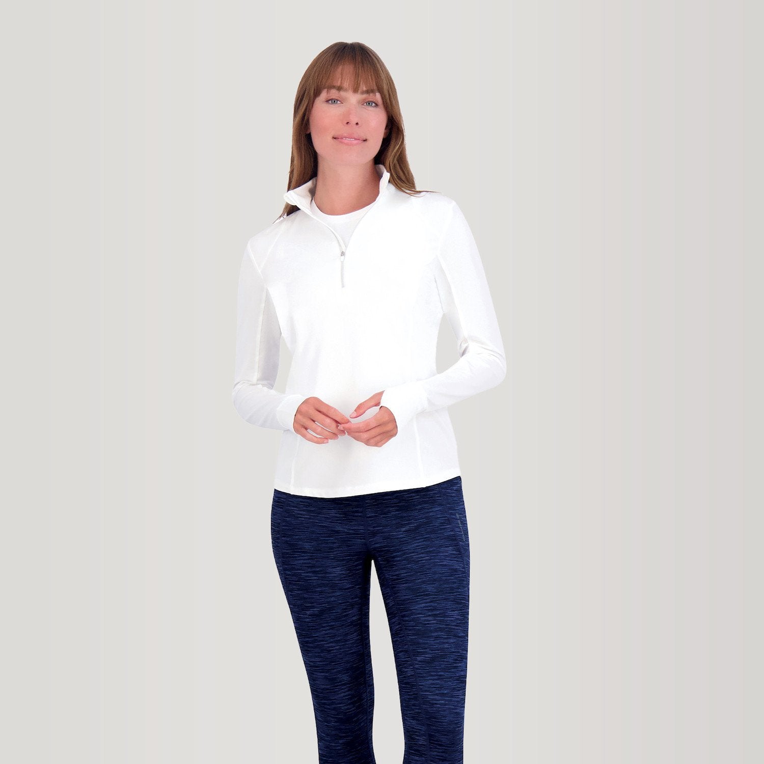 Zero Restriction Women's Renae Zip Mock Pullover Shirt
