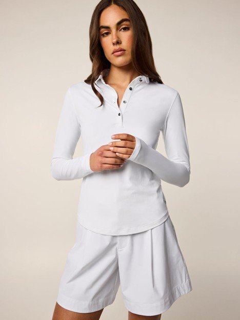 Greyson Scarlett Long Sleeve Polo