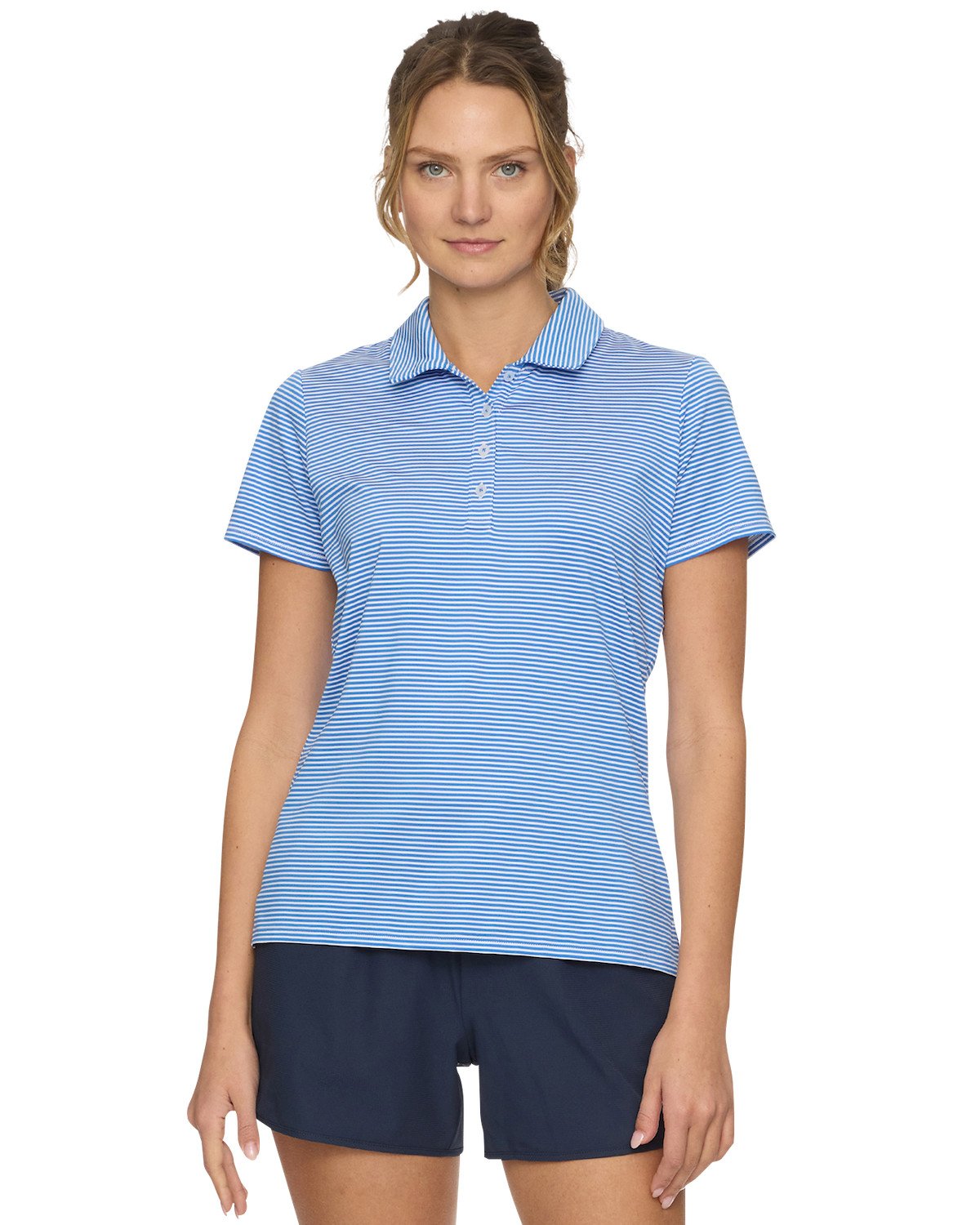 Flag & Anthem Women's Naples SS Signature Striped Polo