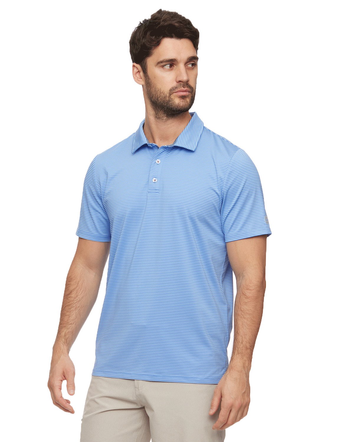 Flag & Anthem Men's Naples SS Signature Striped Polo
