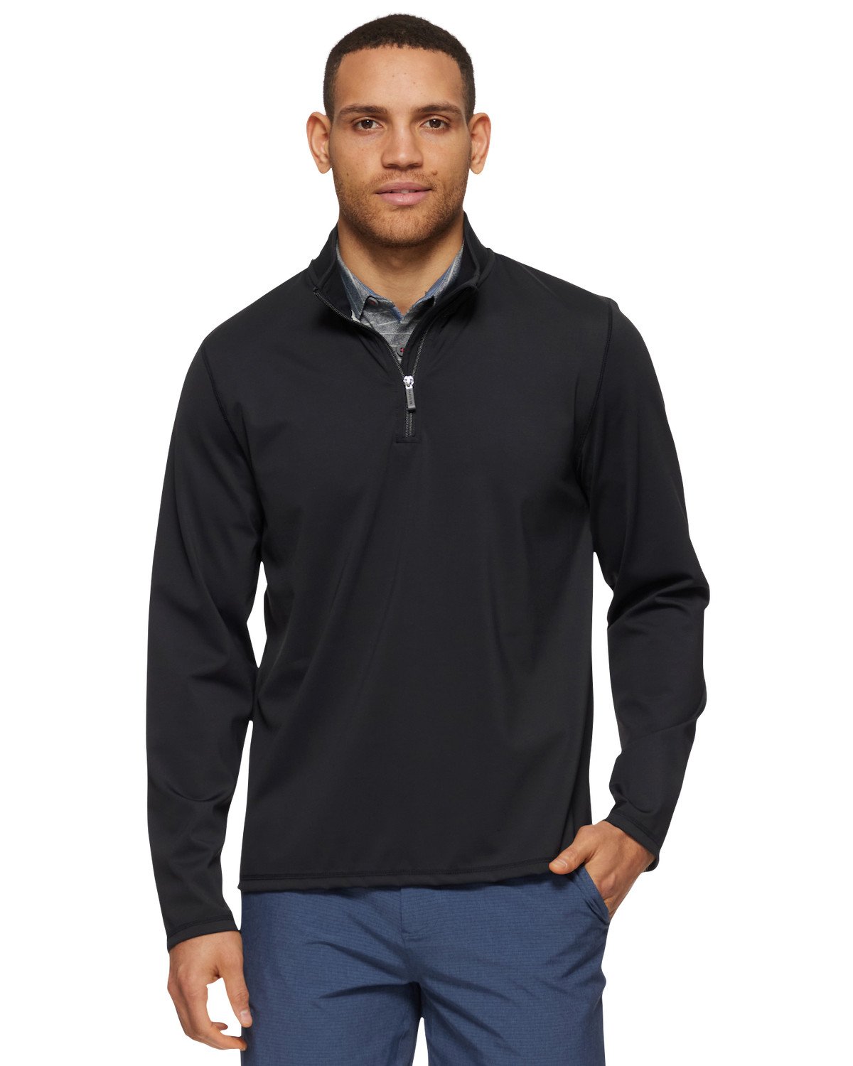 Flag & Anthem Men's Journey Performance 1/4 Zip Mock Neck