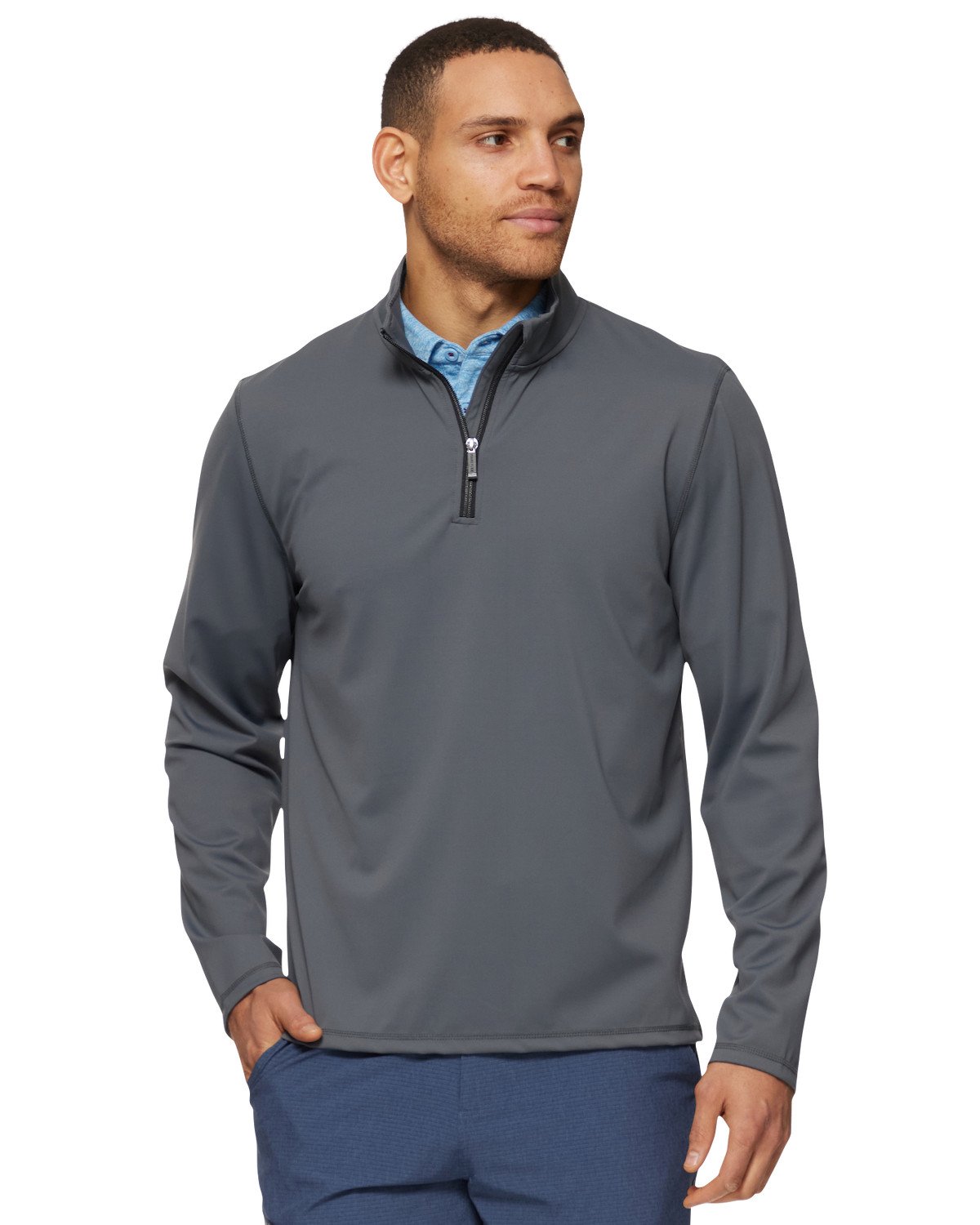 Flag & Anthem Men's Journey Performance 1/4 Zip Mock Neck