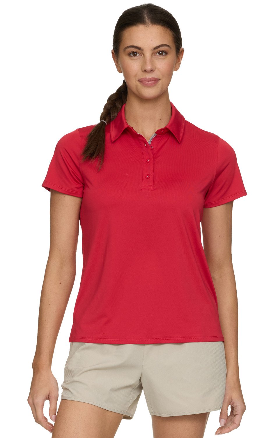 Flag & Anthem Women's MVP SS Solid Performance Polo