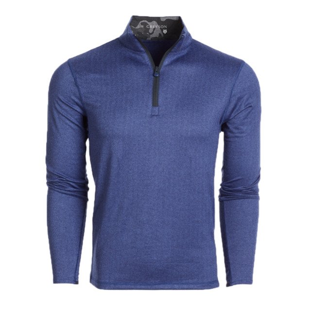 Greyson Men's Herringbone Tate Quarter Zip