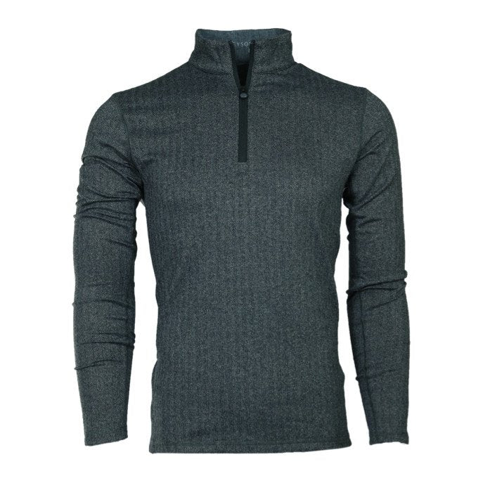 Greyson Men's Herringbone Tate Quarter Zip