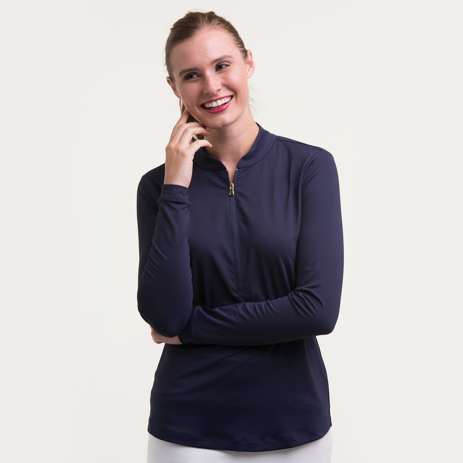 Fairway & Greene Women's Cat LS Zip