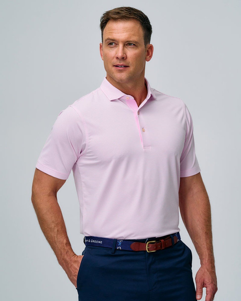 Fairway & Greene Men's Bryant Stripe Shirt Polo Shirt