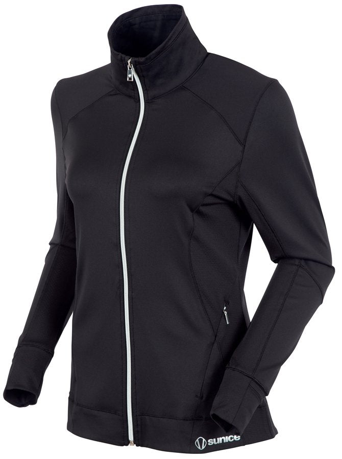 Sunice Women's Elena Lightweight Thermal Stretch Full-Zip Jacket