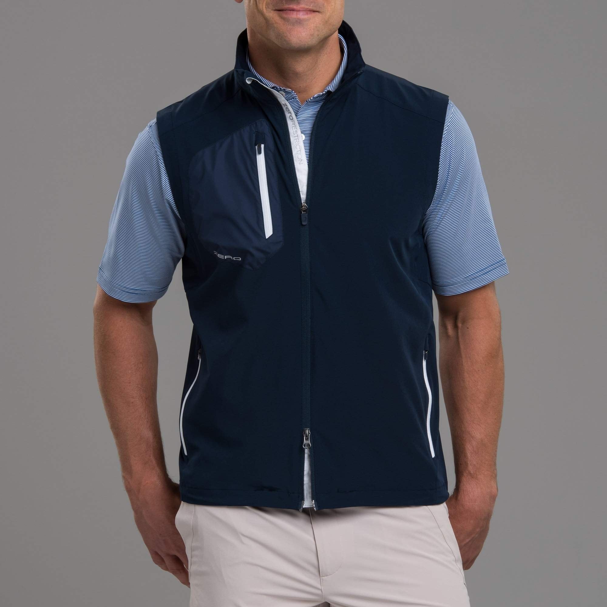 Zero Restriction Men's Z700 Full Zip Vest