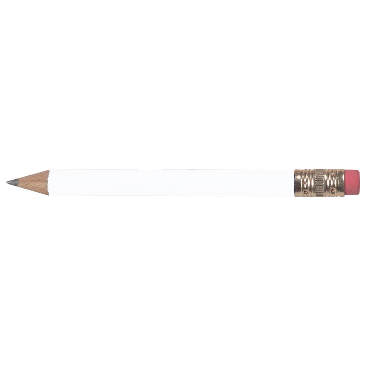 Golf Round Pencil with Eraser