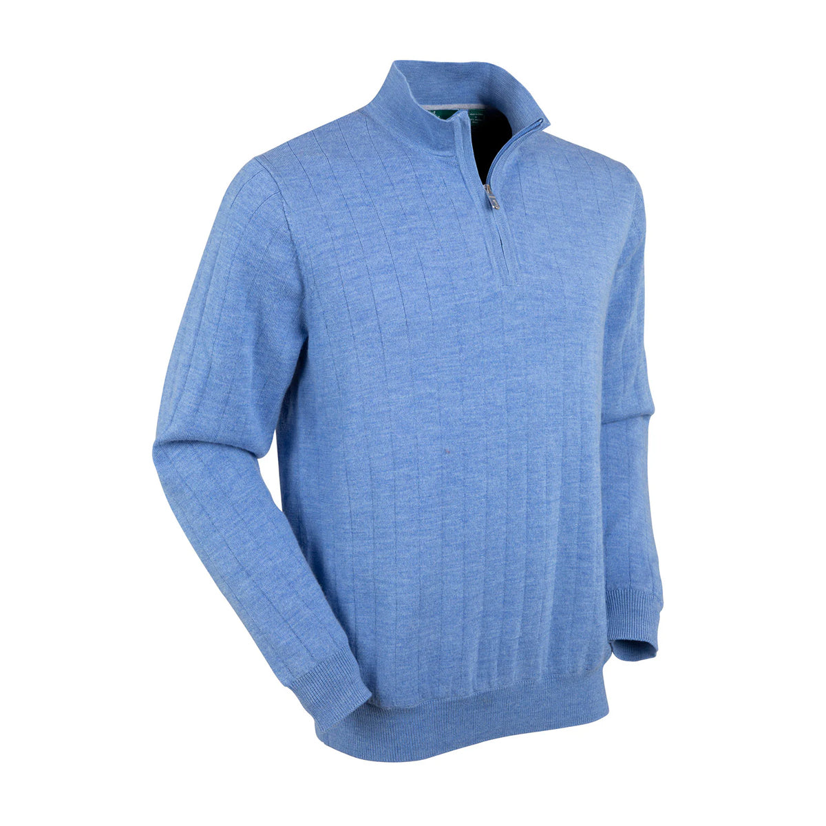 Bobby Jones Men's Merino Lined 1/4-Zip Mock Neck Sweater